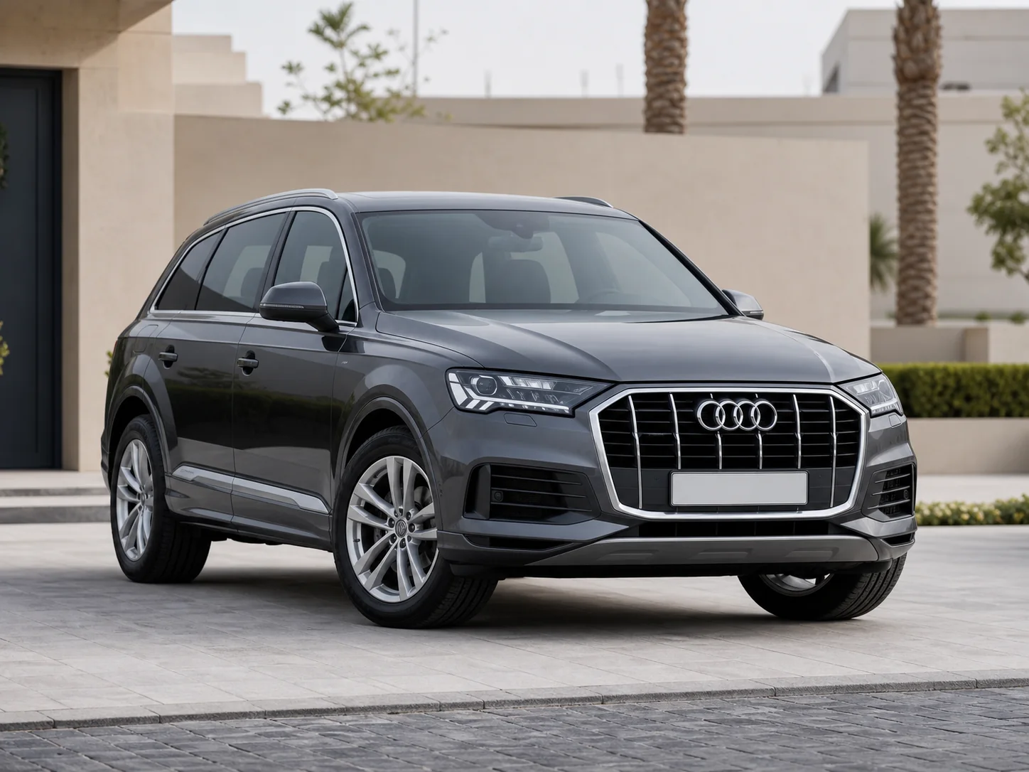 Audi Q7 or similar — available to request in Dubai
