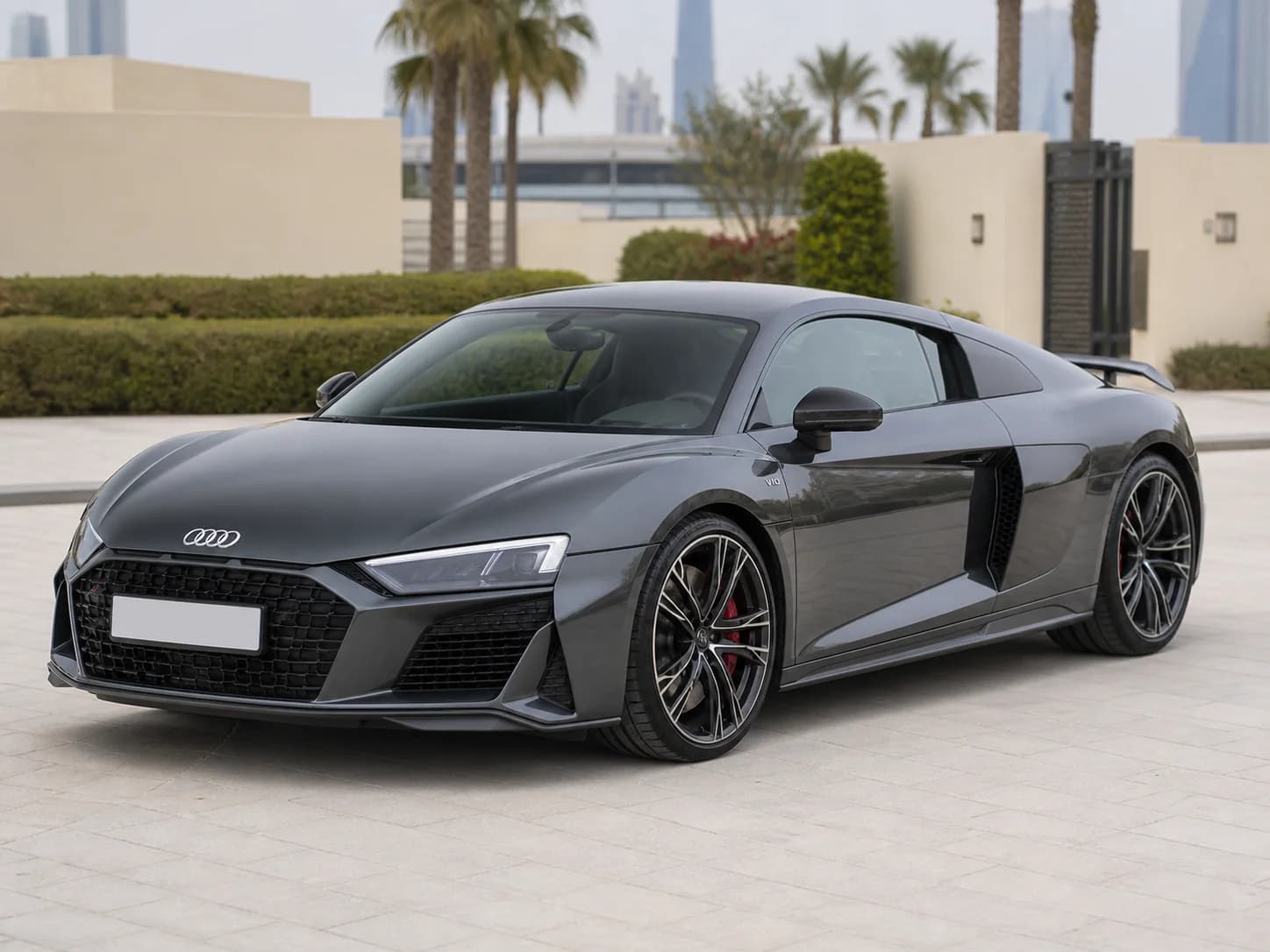 Audi R8 V10 or similar — available to request in Dubai